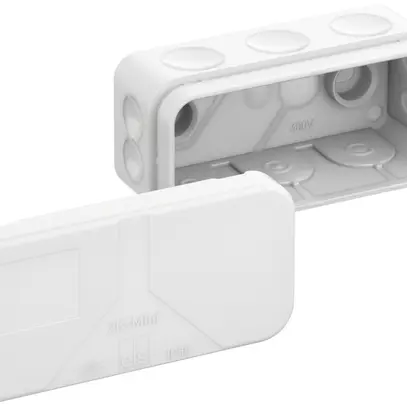 Scatola di derivazione AP 2K-Mini-L/w 89×43×38mm, IP55, bianco 
