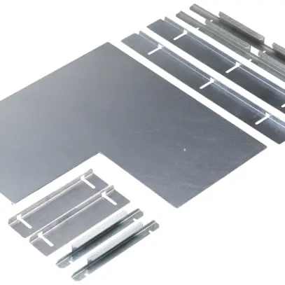 Angolo piatto chiuso Hager per BKB 85×250mm 