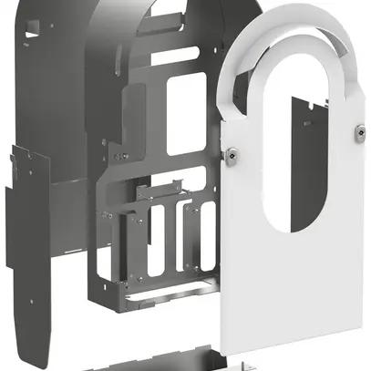 Kit de montage EVlink Pro AC pour 1 point de recharge montage mural 