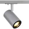 Proiettore SLV ENOLA B TRACK GU10 50W adattatore 1-fase Ø67mm argento 