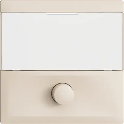 Poussoir avec porte-étiquette EDIZIOdue crema 