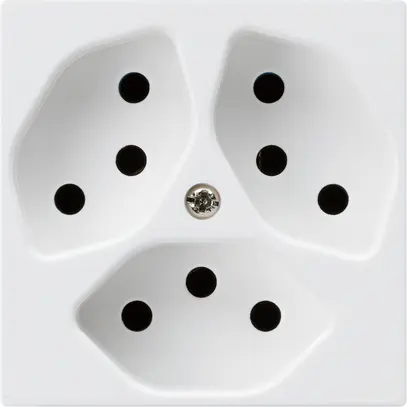 Prise ENC kallysto 3×T13 blanc 