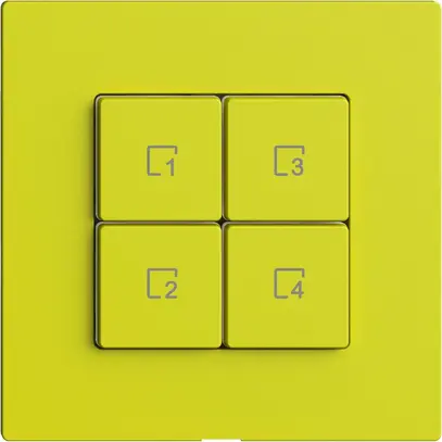 Pulsante scena 4 scene/4T WLAN Edue Wiser lemon 