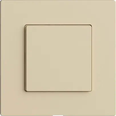 Interrupteur 1K/1T Edue Wiser vanille 