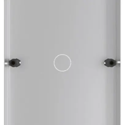 Boîtier ENC Hager intercom mono 8× 130×415×55mm gris 