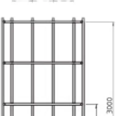 Canale a griglia Bettermann GR-Magic 300×105×3000mm VA 1.4301 