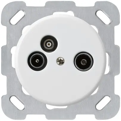 Prise d'antenne ENC TV-R-Données basico B 2GHz 19db blanc 