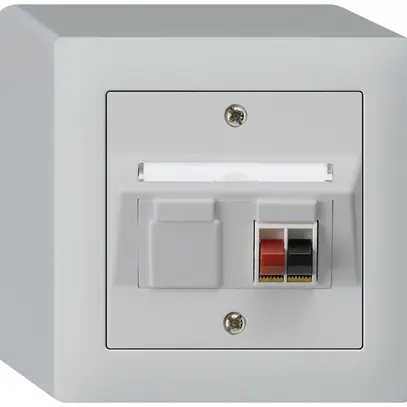 Prise AP audio kallysto 1×gris clair borne à étrier pour 1 haut-parleur 