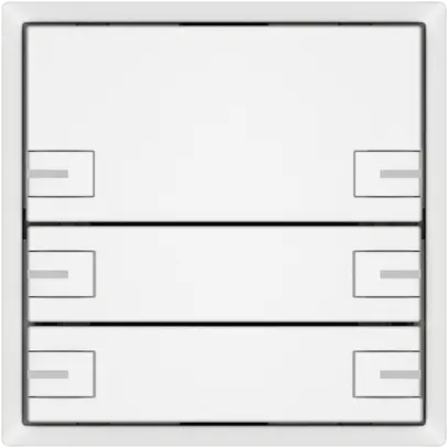 KNX-Taster RGB EDIZIO.liv SNAPFIX® Temperaturfüh.RGB-LED 6×T 1-Tbed.ws 