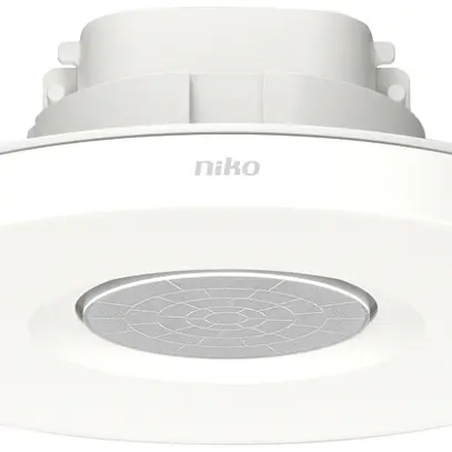 Détecteur de présence ENC Niko P34MR KNX, Ø 105mm, 9…10m, 360° 