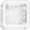 Scatola AP PLEXO 1×1 bianco 