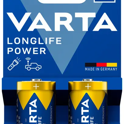 Batterie VARTA Consumer Longlife Power C alcaline Mn 1.5V blister à 2 pièces 