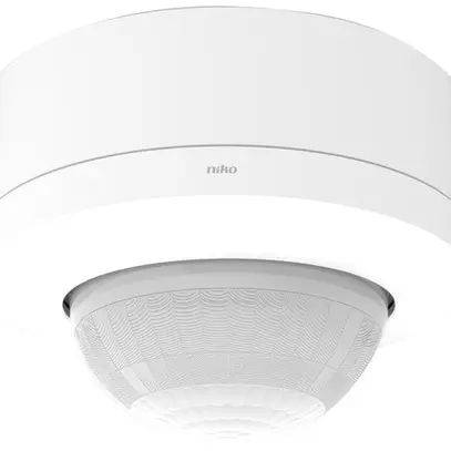 Détecteur de présence AP Niko P42LR 360° Master 230V 2c 32…37m IP54 blanc 
