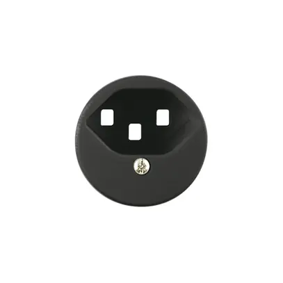 Disco frontale FH 1×T23 nero per presa, morsetti a vite 