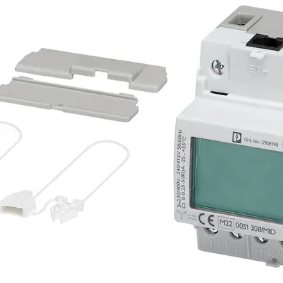 Contatore di energia trifase PX EEM-EM377 500V/80A uscita S0 e Ethernet 