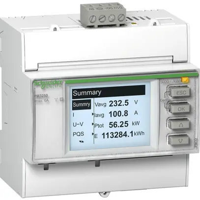 Appareil de mesure AMD Schneider Electric PM3255 THD Modbus RTU courbe de charge 