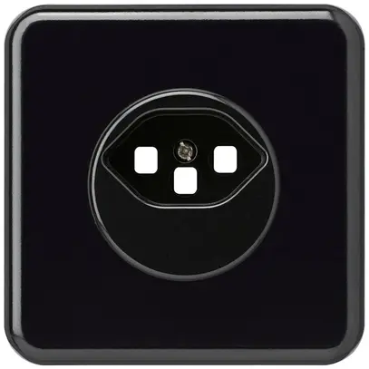 Kit frontale INC basico tipo 23 86×86mm nero con protezione bambini 