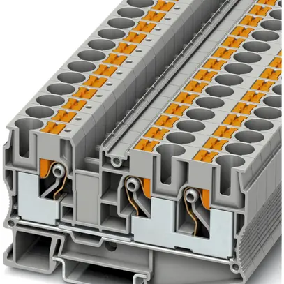 Morsetto pass.0.5…16mm² grigio con.Push-in PT 10-TWIN 