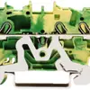 Durchgangsklemme WAGO TOPJOB S 2.5mm² 3L grün/gelb Serie 2002 
