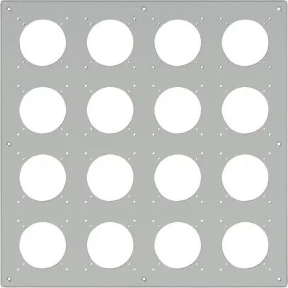 Intestazione INC ELEMENT SNAPFIX® 4×4 425×425mm alluminio 