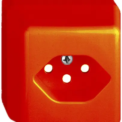 Coperchio AP FH per 1×T13 arancione 