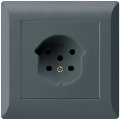 Presa INC HA kallysto.line tipo 15 con morsetti a innesto antracite 