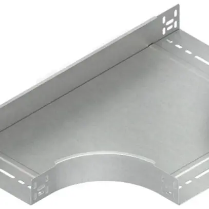 Dérivation T Niedax pour chemin de câbles 60×402mm, acier zingué au feu 