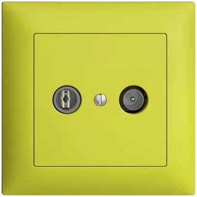 Prise TV-R ENC EDIZIOdue 11dB lemon à large bande 5…2000MHz, FMI 