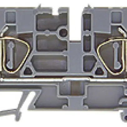 Morsetto di passaggio componibile Woertz 0.5…4mm² 20A 600V molla 4×1 DIN 35mm gr 
