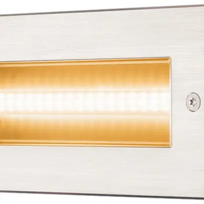 Lpda a muro LED INS BRICK, 9W 950lm 3000K simmetrico IP65 acciaio pregiato 