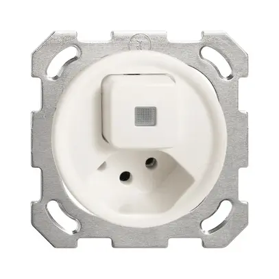 UP-Leuchtkombination A-R/1L+T13 weiss KS FH mit Linse, LED gelb 