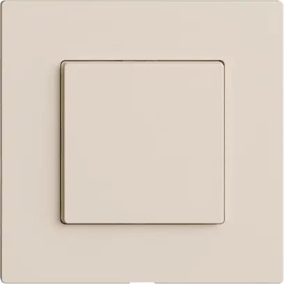 Druckschalter 1K/1T Edue Wiser crema 