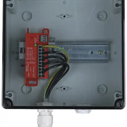 Boîte de jonction de boîtier DEHNcube DCU EMOB 2 25 type 2+3 