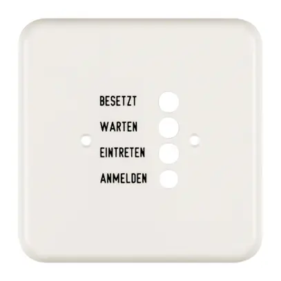 Placca di copertura FH mat.sint. I per 962764100 bianco 