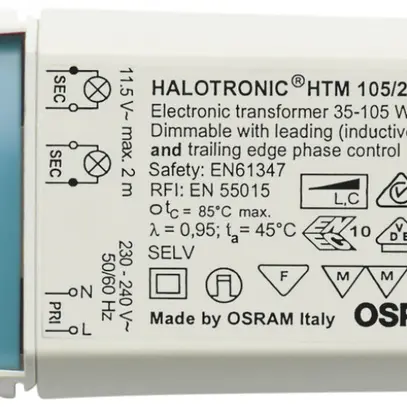 Transformateur électronique Halotronic HTM 35…105W 230…240V 