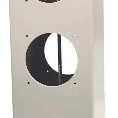 Zoccolo di raccordo Ellipse h=300 con 4 fori IP54 bianco vuoto 