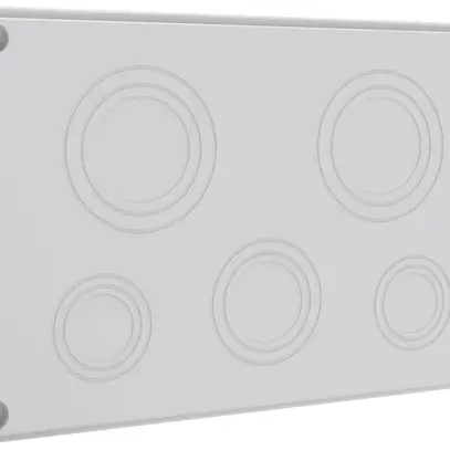 Plaque d'entrée de câble Schneider Electric Prisma XS différents trous 