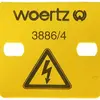 Klemmenabdeckung Woertz für 4 Klemmen 4mm² 