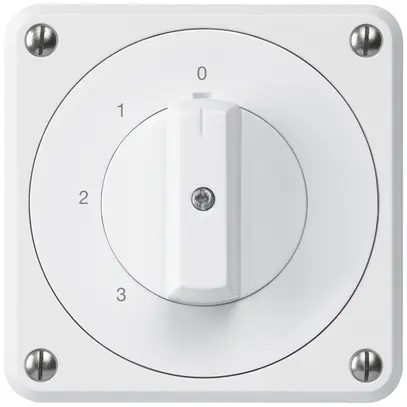 Interruttore rotativo INC robusto IP55 schema 5/1P bianco 