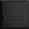 Pulsante INC KNX 1×EDIZIOdue nero RGB senza LED con inserto carta 