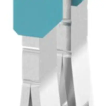 Connessione trasversale Weidmüller ZQV 2.5N/2 inserito 2L 5.1mm isolato 24A blu 