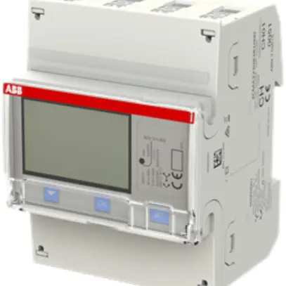 Contatore d'energia AMD ABB iBus B23 212-600, 3×65A Bronzo impulso RS-485 METAS 