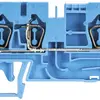 Durchgangs-Reihenklemme WKFN 0.13…4mm² 24A 800V 3×Federz.1 Et.Hutsch.TH35 hbl 