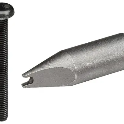 Vite anti-vandalismo Hager robusto IP55 26mm nero 20 pezzi con utensile 