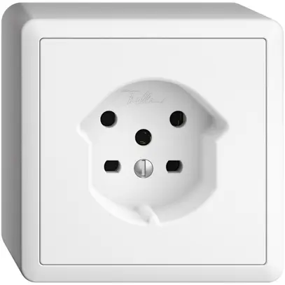 Presa AP EDIZIOdue T15 bianco 