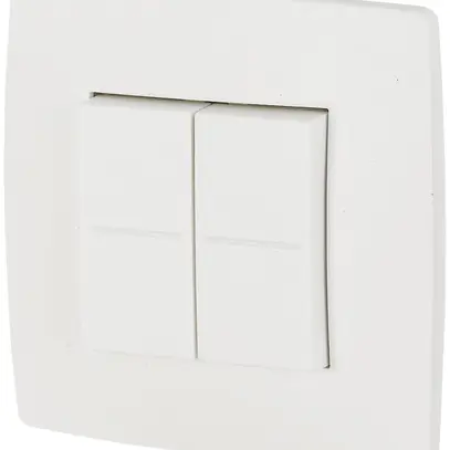 Pulsante RF AP ETN xComfort 2 volte complet bianco 45×45mm 