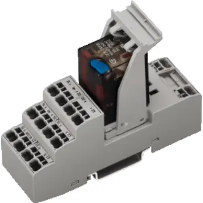 Zoccolo ad innesto WAGO con relè industriale 24V CC 4C 