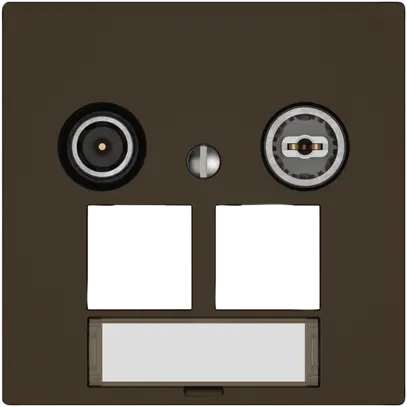 Presa multimedia TV-R EDIZIO.liv SNAPFIX® EASYNET p.2×RJ45 S-One 11dB ma 