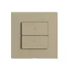Kit copertura per interruttore tapparelle 1c/2t Edue Wiser sand 