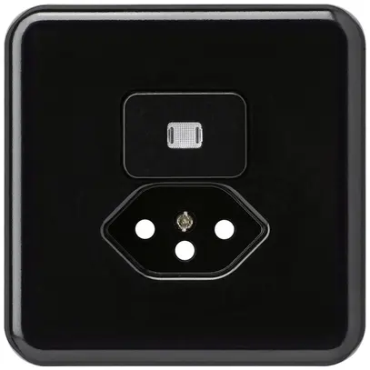 Kit frontale INC basico 86×86 nero lente p.combinazione grd.I S3/T13 per BOMI 